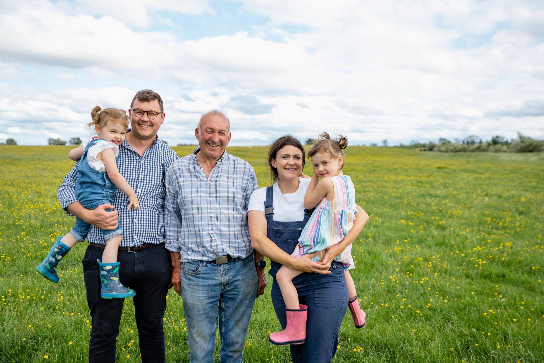 friendly family business team