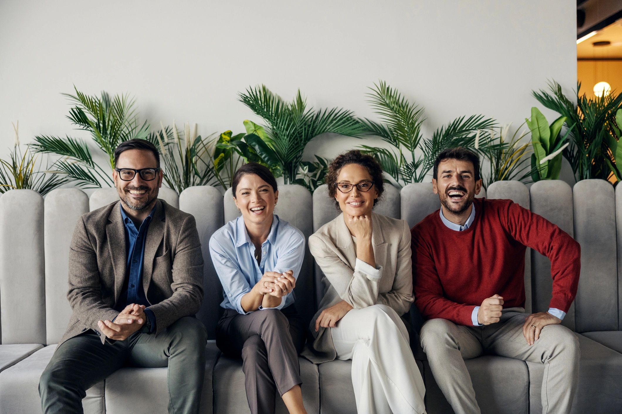 modern apparel display clean minimal store clothing team